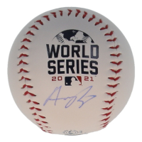 Austin Riley Signed 2021 World Series Baseball (Beckett) at PristineAuction.com