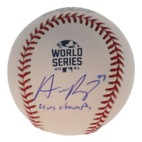 Austin Riley Signed 2021 World Series Baseball Inscribed "21 WS Champs" (MLB) at PristineAuction.com