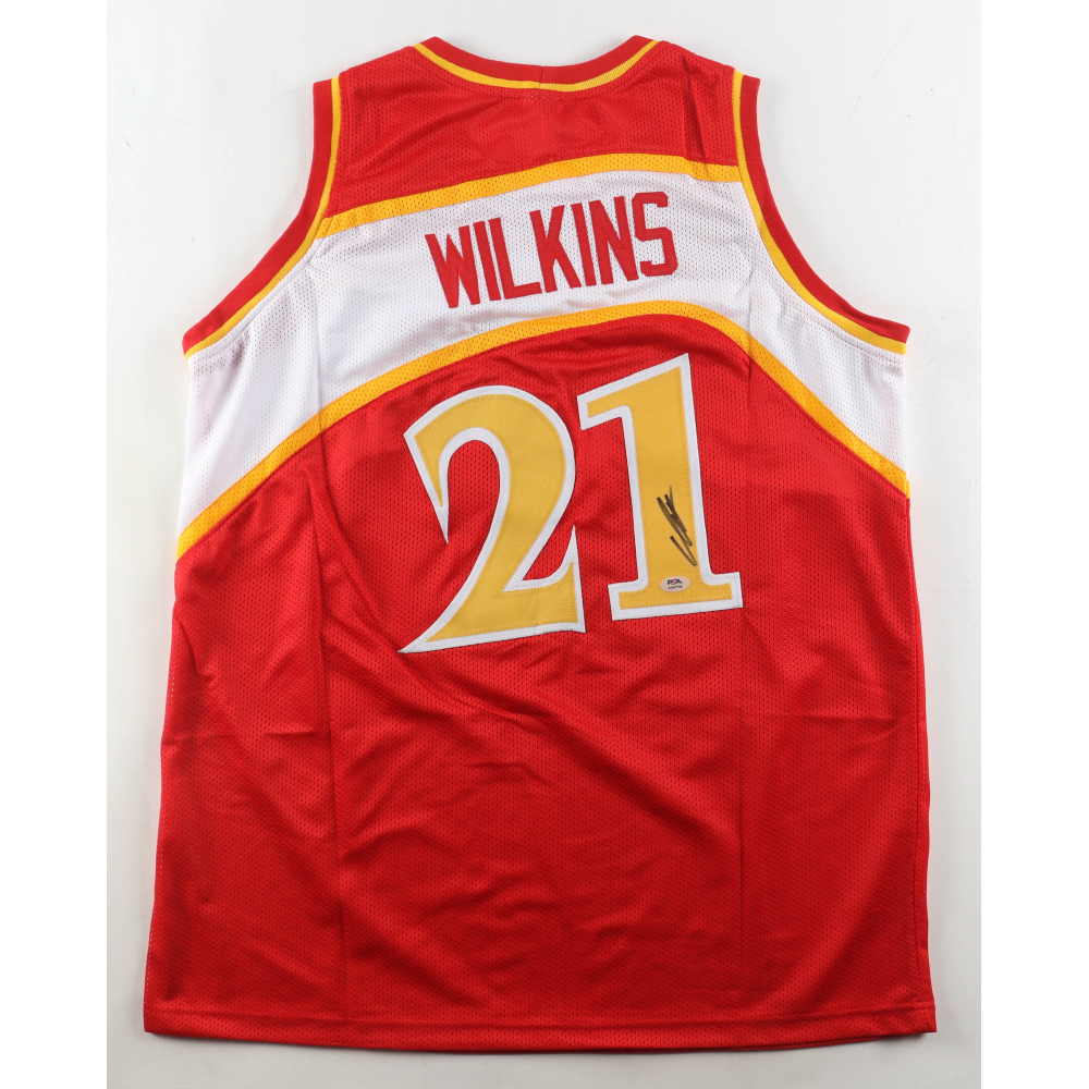 Dominique Wilkins Signed Jersey (PSA) at PristineAuction.com