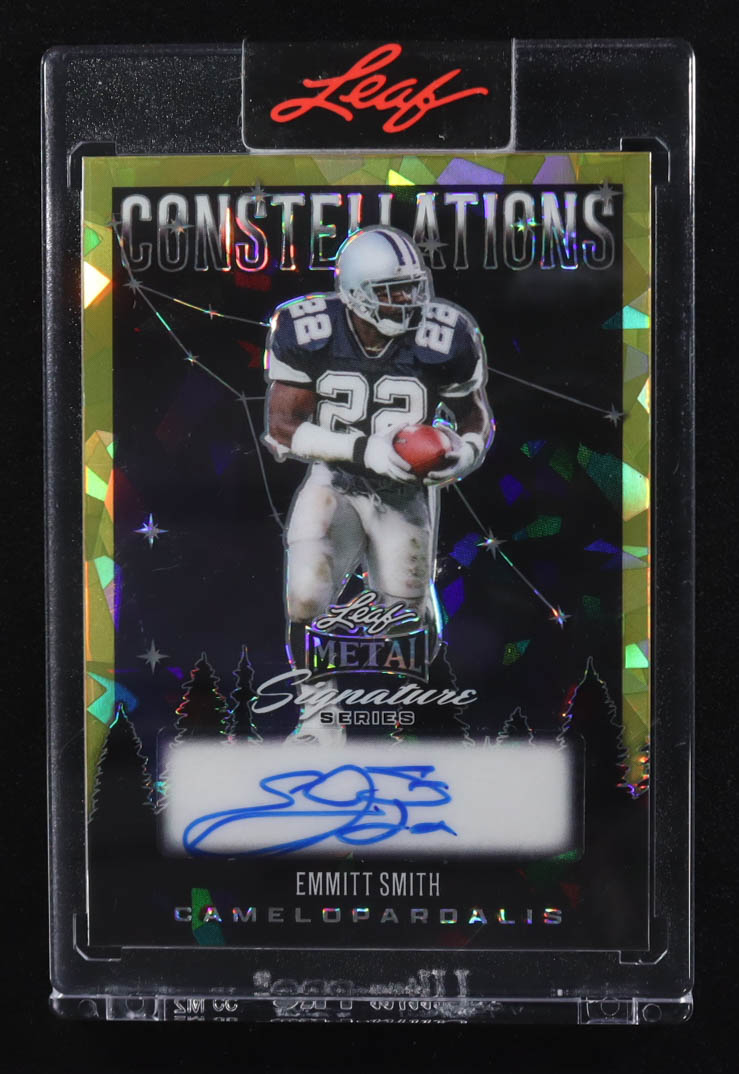 Emmitt Smith 2024 Leaf Metal Constellations Signature Series Autographs #C-ES1 #1/1 at PristineAuction.com Emmitt Smith 2024 Leaf Metal Constellations Signature Series Autographs #C-ES1 #1/1 at PristineAuction.com