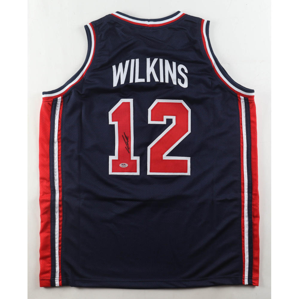 Dominique Wilkins Signed Jersey (PSA) at PristineAuction.com