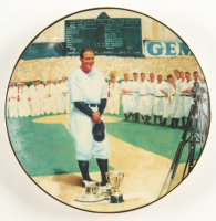 "Lou Gehrig: The Luckiest Man" The Bradford Exchange 8" Commemorative Ceramic Plate at PristineAuction.com