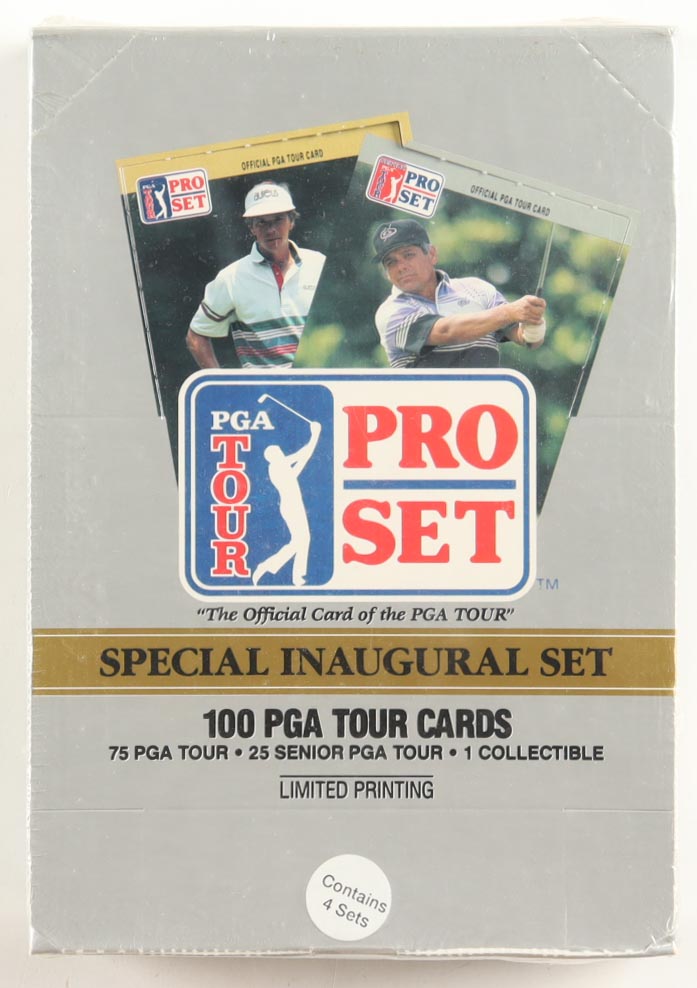 1990 Pro Set PGA Tour Golf Special Inaugural Set of (100) Golf Cards at PristineAuction.com 1990 Pro Set PGA Tour Golf Special Inaugural Set of (100) Golf Cards at PristineAuction.com