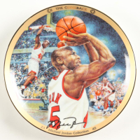 "Michael Jordan: The Comeback" The Bradford Exchange & Upper Deck 8" Commemorative Ceramic Plate at PristineAuction.com