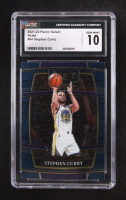 Stephen Curry 2021-22 Select Prizms Blue #94 (CGC 10) at PristineAuction.com