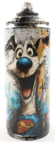 "Super Pup" Original Spray Can Art by Tadas Zaicikas | TedyZet (Zaicikas) at PristineAuction.com