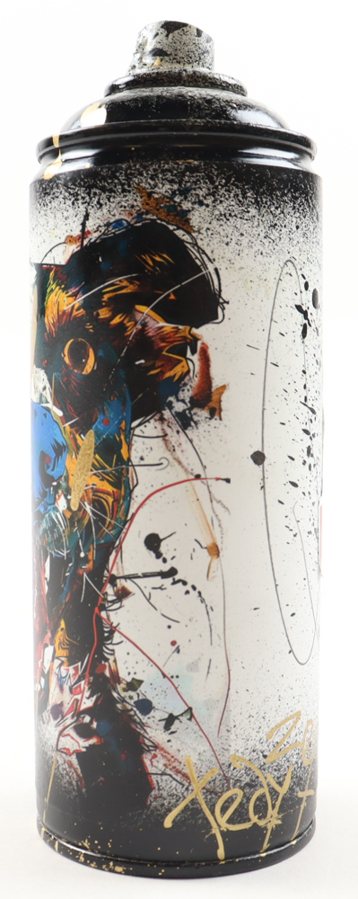 "Fierce Blue-Nose Pup" Original Spray Can Art by Tadas Zaicikas | TedyZet (Zaicikas) at PristineAuction.com "Fierce Blue-Nose Pup" Original Spray Can Art by Tadas Zaicikas | TedyZet (Zaicikas) at PristineAuction.com