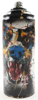 "Fierce Blue-Nose Pup" Original Spray Can Art by Tadas Zaicikas | TedyZet (Zaicikas) at PristineAuction.com