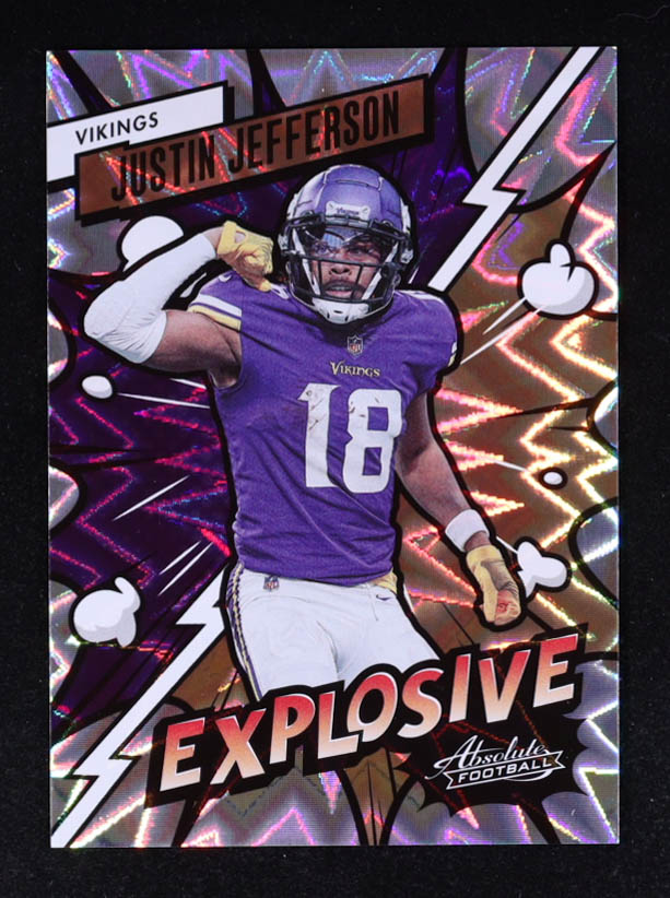 Justin Jefferson 2023 Absolute Explosive #29 at PristineAuction.com Justin Jefferson 2023 Absolute Explosive #29 at PristineAuction.com