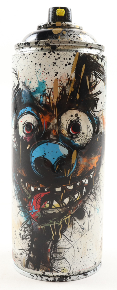 "Frenzied Pup" Original Spray Can Art by Tadas Zaicikas | TedyZet (Zaicikas) at PristineAuction.com "Frenzied Pup" Original Spray Can Art by Tadas Zaicikas | TedyZet (Zaicikas) at PristineAuction.com