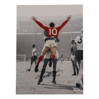 Geoff Hurst Signed West Ham United 12x16 Photo (PSA) at PristineAuction.com