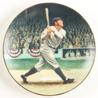 "Babe Ruth: The Called Shot" The Bradford Exchange 8" Commemorative Ceramic Plate at PristineAuction.com