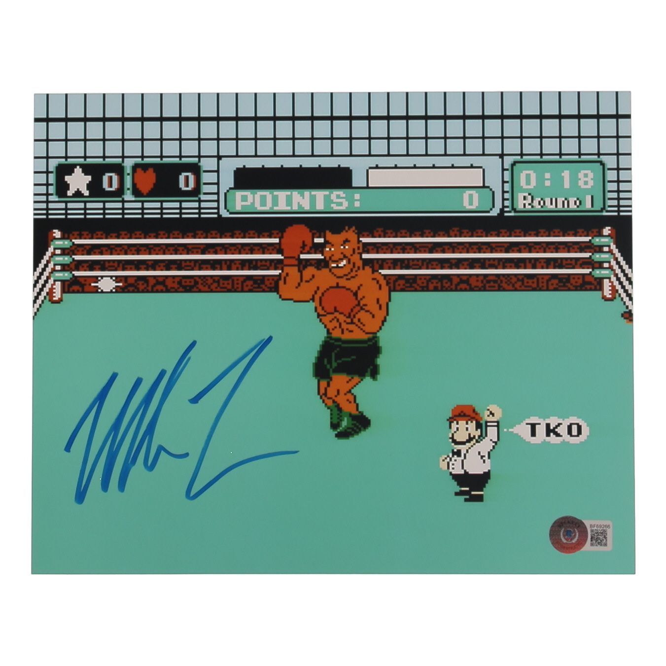 Mike Tyson Signed "Punch-Out!" 8x10 Photo (Beckett) at PristineAuction.com Mike Tyson Signed "Punch-Out!" 8x10 Photo (Beckett) at PristineAuction.com