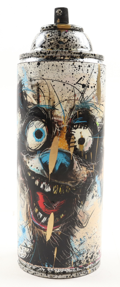 "Wild Stare Can" Original Spray Can Art by Tadas Zaicikas | TedyZet (Zaicikas) at PristineAuction.com "Wild Stare Can" Original Spray Can Art by Tadas Zaicikas | TedyZet (Zaicikas) at PristineAuction.com