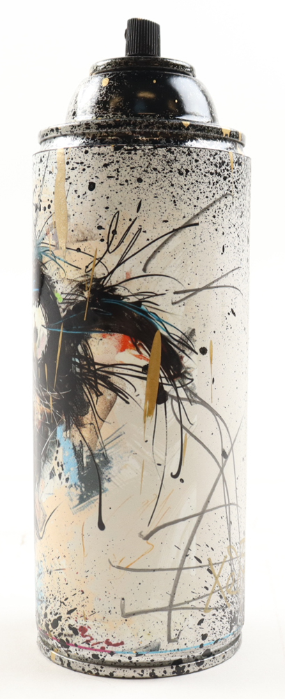 "Wild Stare Can" Original Spray Can Art by Tadas Zaicikas | TedyZet (Zaicikas) at PristineAuction.com "Wild Stare Can" Original Spray Can Art by Tadas Zaicikas | TedyZet (Zaicikas) at PristineAuction.com