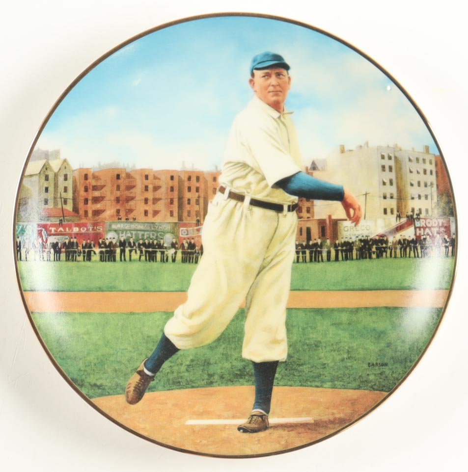 "Cy Young: The Perfect Game" The Bradford Exchange 8" Commemorative Ceramic Plate at PristineAuction.com "Cy Young: The Perfect Game" The Bradford Exchange 8" Commemorative Ceramic Plate at PristineAuction.com