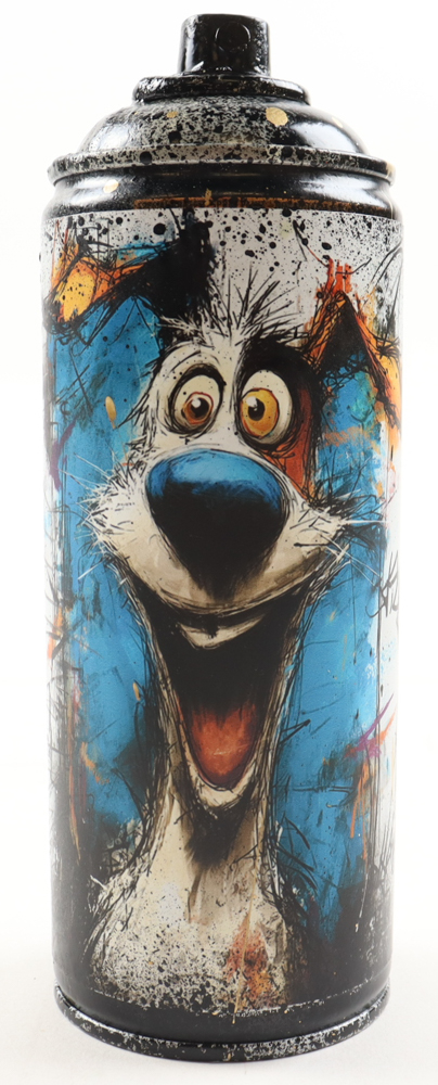 "Blue-Nosed Pup" Original Spray Can Art by Tadas Zaicikas | TedyZet (Zaicikas) at PristineAuction.com "Blue-Nosed Pup" Original Spray Can Art by Tadas Zaicikas | TedyZet (Zaicikas) at PristineAuction.com