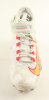 William Contreras Signed Game-Used Nike Baseball Cleat Inscribed "Game Used Playoff" (JSA) at PristineAuction.com