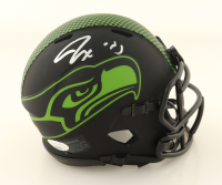 Jaxon Smith-Njigba Signed Seahawks Eclipse Alternate Speed Mini Helmet (JSA & PIA) at PristineAuction.com