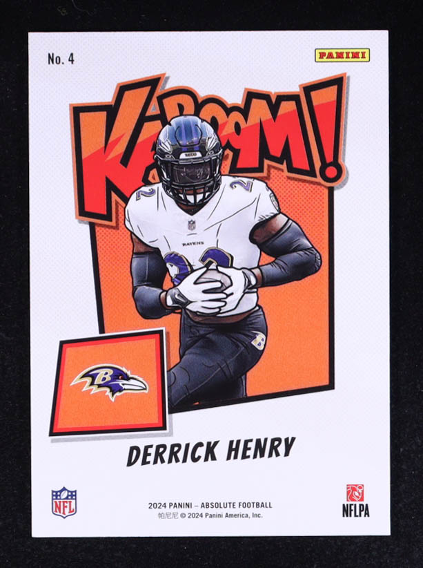 Derrick Henry 2024 Absolute Kaboom Horizontal #4 at PristineAuction.com Derrick Henry 2024 Absolute Kaboom Horizontal #4 at PristineAuction.com