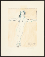 LE "La Lettera T" 9x11.5 Lithograph by Giacomo Manzu at PristineAuction.com