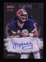 Jim Kelly 2024 Finest Autographs Black Geometric Refractors #FAJK #12/25 at PristineAuction.com