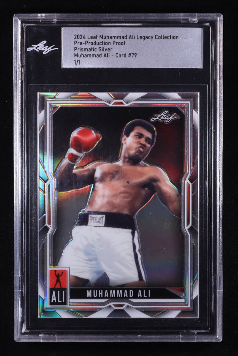 Muhammad Ali 2024 Leaf Muhammad Ali Legacy Collection Prismatic Silver ...