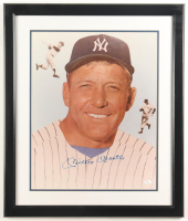 Mickey Mantle Signed Yankees Custom Framed Photo (JSA) at PristineAuction.com