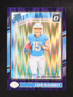 Ladd McConkey 2024 Donruss Optic Purple Shock #266 RR RC at PristineAuction.com