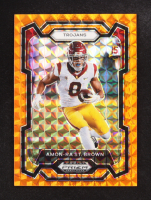 Amon-Ra St. Brown 2024 Panini Prizm Draft Picks Prizms Orange Finite #41 #23/39 at PristineAuction.com