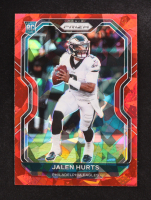 Jalen Hurts 2020 Panini Prizm Prizms Red Ice #343 RC at PristineAuction.com