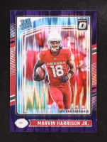 Marvin Harrison Jr.  2024 Donruss Optic Purple Shock #276 RR RC at PristineAuction.com