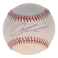Christian Moore Signed OML Baseball (Beckett) at PristineAuction.com