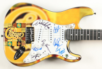 Chicago Custom Electric Guitar Signed By (8) with Lee Loughnane, James Pankow, Eric Baines, Waldredo Reyes Jr. (JSA & AutographPros) at PristineAuction.com