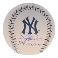 Jasson Dominguez Signed OML Baseball Inscribed "The Martian" (Fanatics & MLB) at PristineAuction.com