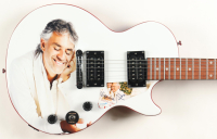 Virginia Bocelli & Andrea Bocelli Signed 39" Electric Guitar (ACOA) at PristineAuction.com