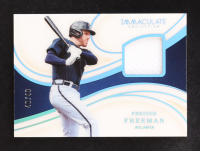 Freddie Freeman 2020 Immaculate Collection Materials #12 #40/49 at PristineAuction.com