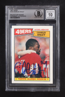 Charles Haley Signed 1987 Topps #125 RC (Beckett | Auto Grade BGS 10) at PristineAuction.com