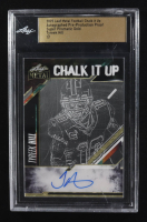 Tyreek Hill 2025 Leaf Metal Football Chalk It Up Super Prismatic Gold Autographs Pre Production Proof #1/1 at PristineAuction.com