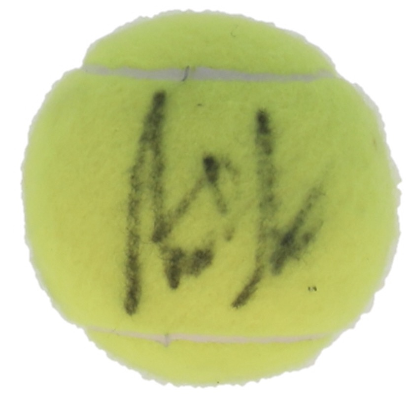Andre Agassi Signed Tennis Ball (JSA) at PristineAuction.com Andre Agassi Signed Tennis Ball (JSA) at PristineAuction.com