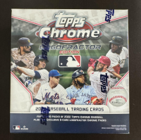 2022 Topps Chrome Logofractor Baseball Mega Box with (7) Packs at PristineAuction.com