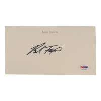 Brad Faxon Signed 4x7 Card (PSA) at PristineAuction.com