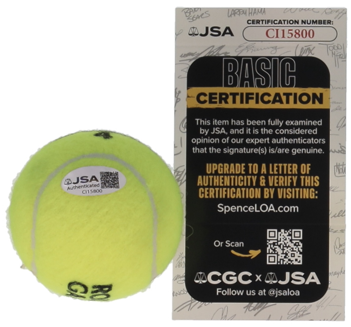 Taylor Townsend Signed Tennis Ball (JSA) at PristineAuction.com Taylor Townsend Signed Tennis Ball (JSA) at PristineAuction.com