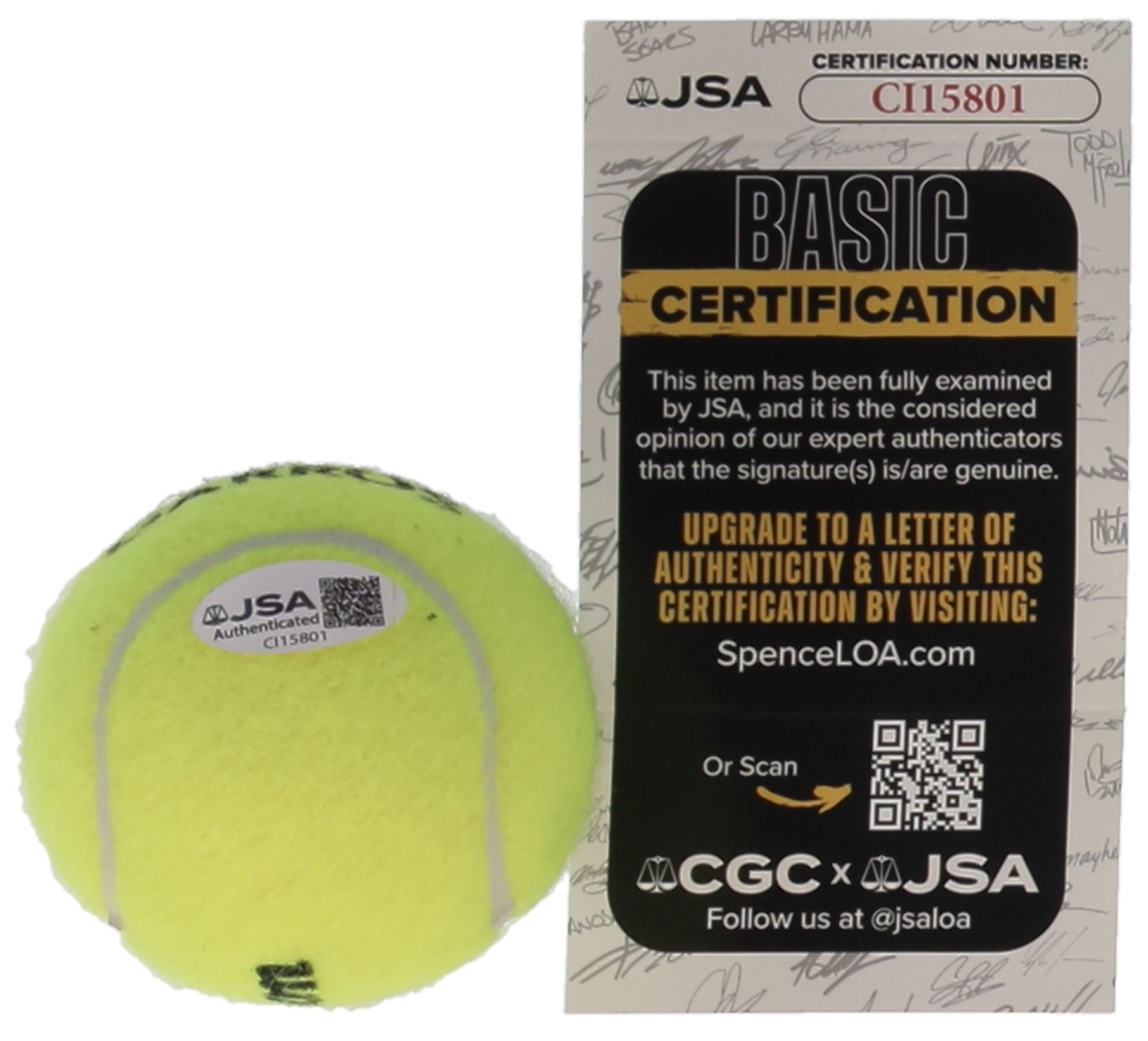 Taylor Townsend Signed Tennis Ball (JSA) at PristineAuction.com Taylor Townsend Signed Tennis Ball (JSA) at PristineAuction.com