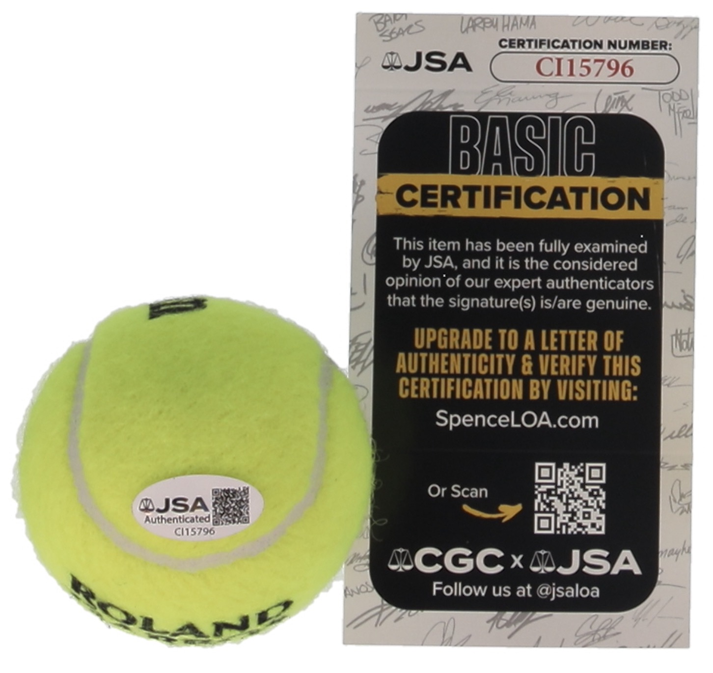 Andre Agassi Signed Tennis Ball (JSA) at PristineAuction.com Andre Agassi Signed Tennis Ball (JSA) at PristineAuction.com