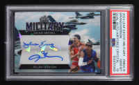 Allen Iverson/Julius Erving 2024 Leaf Exotic Military Dual Auto Air Force Crystal #MDA15 #3/3 (PSA 10) at PristineAuction.com