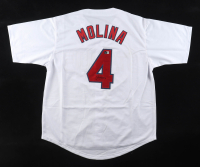 Yadier Molina Signed Jersey (Beckett) at PristineAuction.com