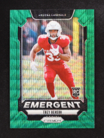 Trey Benson 2024 Panini Prizm Emergent Prizms Green Wave #17 RC at PristineAuction.com