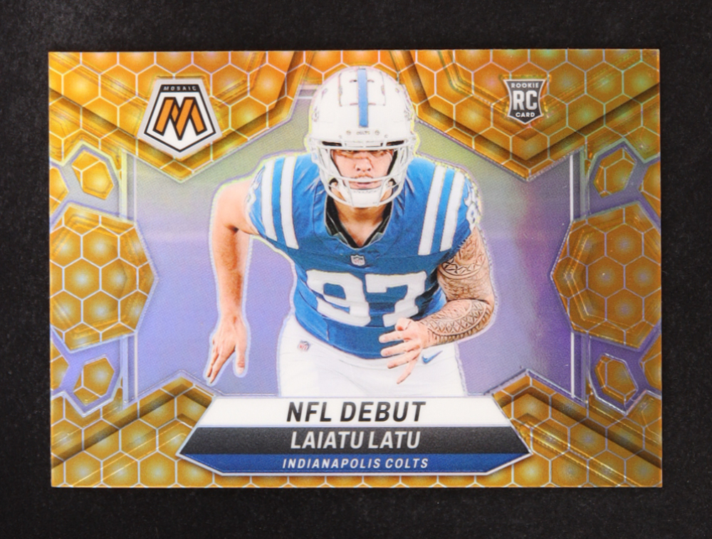 Laiatu Latu 2024 Panini Mosaic Honeycomb #290 DEB RC