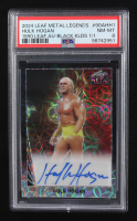 Hulk Hogan 2024 Leaf Metal Legends 1990 AU Black KLDS #90AHH1 #1/1 (PSA 8) at PristineAuction.com